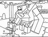Coloring Pages Enderman Getcolorings Minecraft sketch template