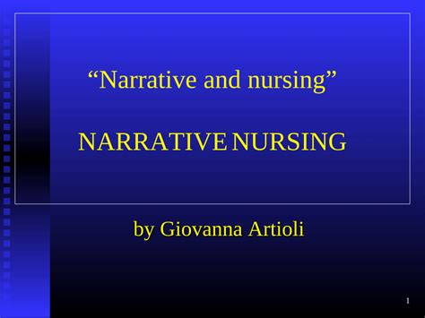 narrative nursing