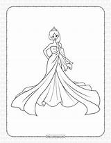 Prinses Kleurplaten Feest sketch template