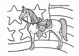 Horse Coloring Pages Western Saddle Getcolorings Cart Printable Getdrawings Print sketch template