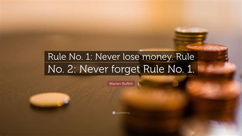 warren buffett quote rule    lose money rule