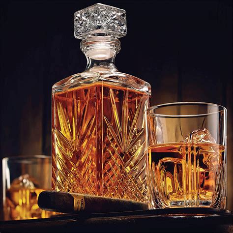 Whiskey Glass Set With Decanter