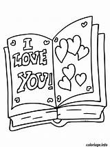 Liebe Amour Kleurplaten Valentijnsdag Amoureux Moederdag Malvorlagen Imprimer Valentijn sketch template