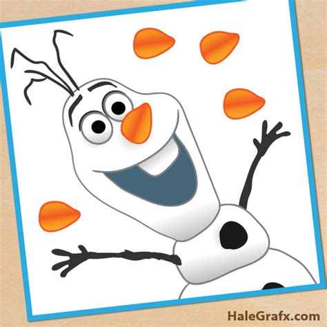 frozen pin  carrot  olaf  snowman printable
