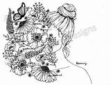 Recovery Blooming sketch template