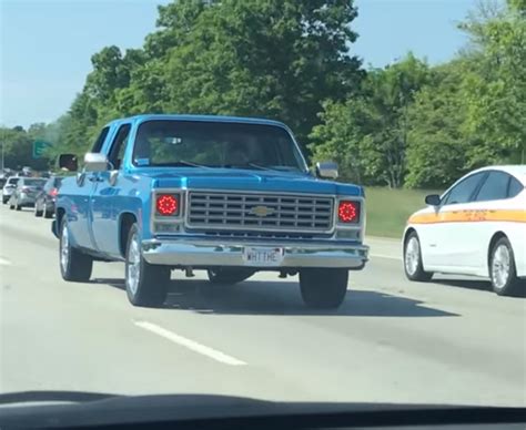 faced chevy truck freaks  motorists