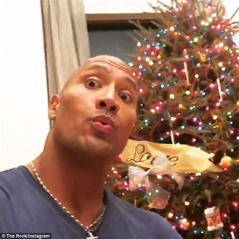 dwayne johnson shows off his ripped muscular thighs after gym leg day daily mail online