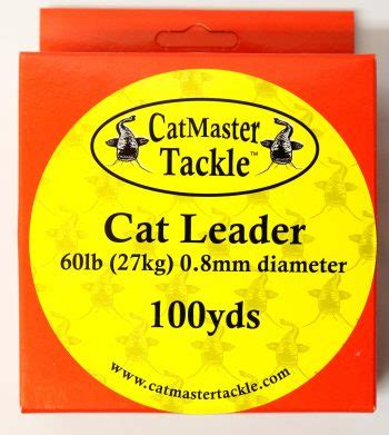catmaster monofilament cat leader  tackle shed