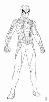 Coloring Ps4 Colorear Morales Avengers Sketch Araña Trajes Superheroes Encequiconcerne Verse Disfraz Personajes sketch template