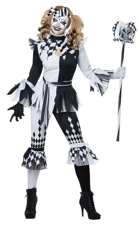 renaissance harlequin clown crazy jester adult costume