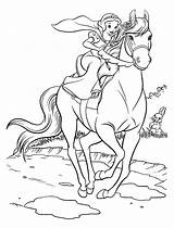 Coloring Horse Pages Snow Riding Disney Printable 30d5 Princess Colouring Book Rider Tangled Princesses Print Sheets Library Amp Blanche Neige sketch template