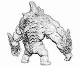 Brutes Darksiders Character Ii Coloring Pages sketch template