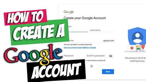 create  google account     minutes youtube