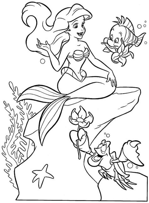 printable  mermaid coloring pages