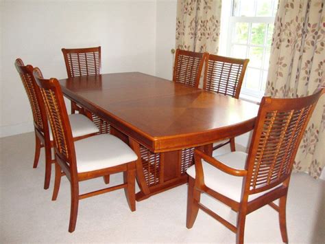 cherry wood dining table   chairs  ipswich suffolk gumtree