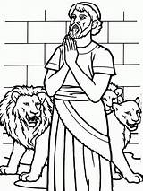 Praying Leeuwenkuil Kleurplaat Colorear Profeta Prophet Coloringhome Biblia Bibel Netart Ausmalen Löwen Cristianas Thrown sketch template