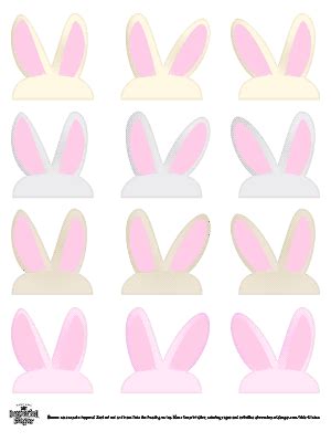 printable bunny ears  feet bunny ears face feet monogram bundle