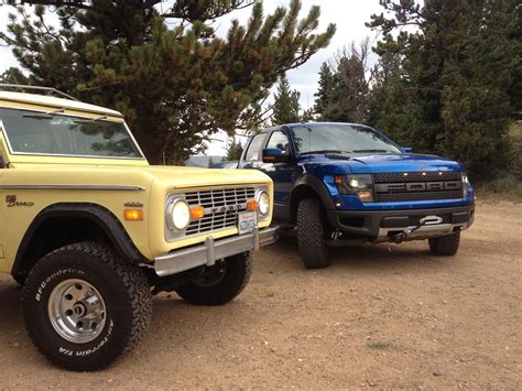 ford raptor meets   ford bronco   winching demo project raptor  fast lane truck