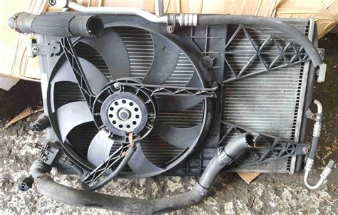 volkswagen polo     tdi radiator rad pack cooling fan qr store