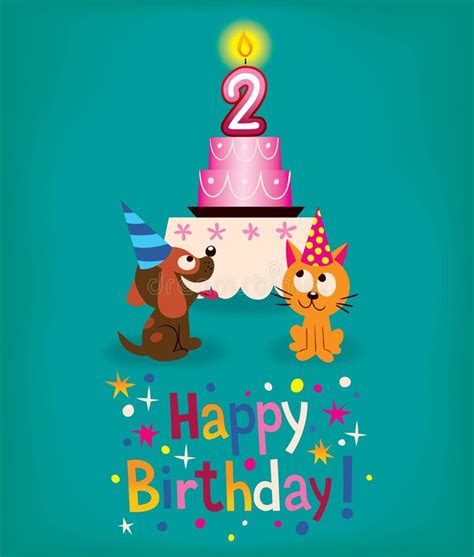 happy  birthday stock vector illustration  cake