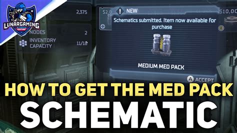 medium med pack schematic dead space remake  youtube