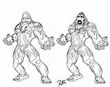 Bigfoot Coloring Pages Sasquatch Finding Printable Drawing Big Colouring Sketch Designlooter Definition Getdrawings Drawings Library Clipart 610px 18kb Popular sketch template