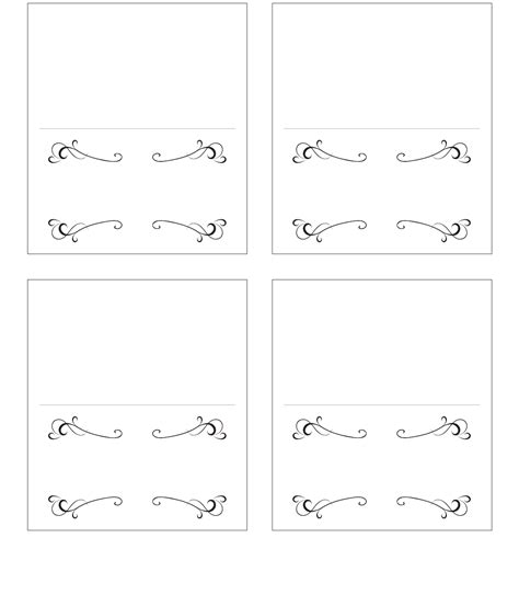 place card template  kb  pages