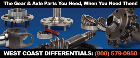 differential parts  stock west coast differentials