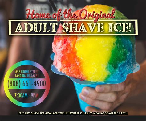 hawaiian shave ice lahaina breakwall shave ice co