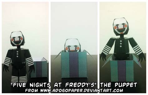 ninjatoes papercraft weblog  nights  freddys   puppet