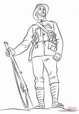 Soldier Drawing Coloring British Wwi Ww1 War Pages Army Printable Easy Kids Trench Drawings Draw Drawn Print Crafts sketch template