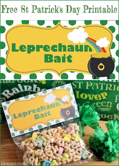leprechaun bait  st patricks day printable mom foodie