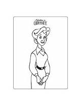 Coloring Odyssey Joanne sketch template