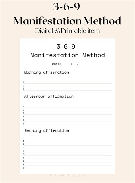 manifestation method  manifestation journal manifestation