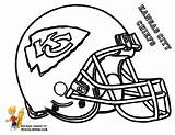Football Coloring Chiefs Helmet Kansas City Pages Nfl Helmets Pro Stomp Big Kc Kids Yescoloring Book Afc Boys sketch template