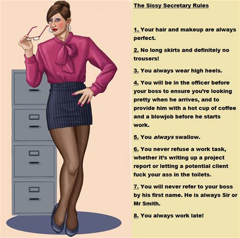 naughty tg secretary captions