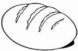 Bread Coloring Pages Colouring Color Loaf Clipart Kids Loaves Outline Eat Printable Drawing Clip Life Sheet Unleavened Slice Communion Print sketch template