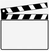 Board Clip Clapperboard Movie Cut Clipart Film Clapper Transparent Claqueta Cine Clap Library Nicepng Cliparts sketch template