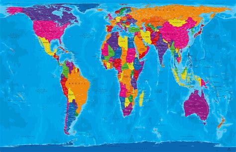 carte du monde vacances guide voyage