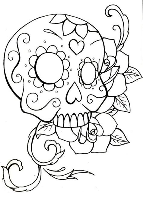 sugar skull coloring pages  coloring pages  kids