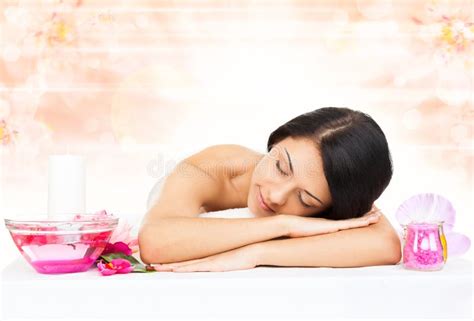 Woman Massage Stock Image Image Of Copy Health Flower 35701819