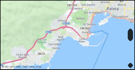 distance  cala    porto cristo google maps mileage driving directions