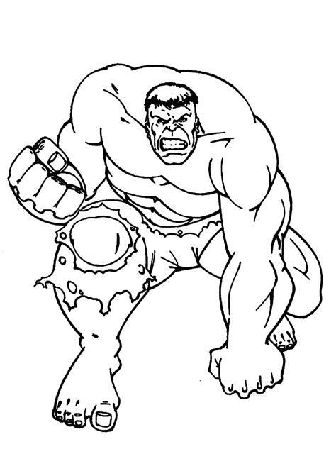 hulk coloring pages  kids print color craft