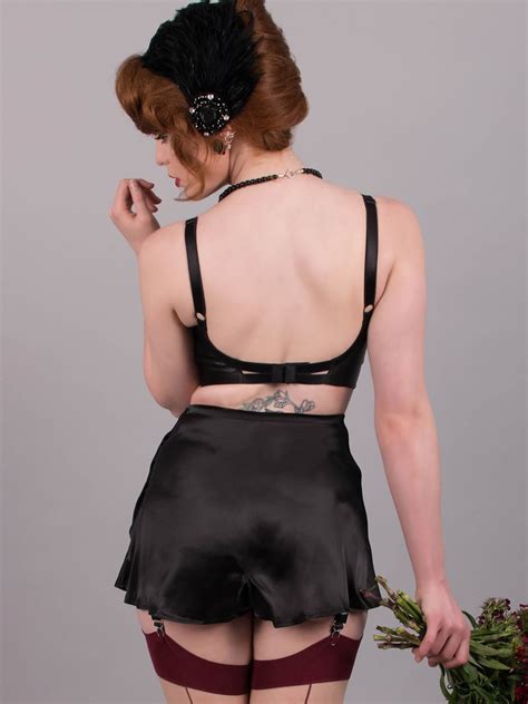 cheeky satin french knickers are our secret to a smooth finish these floaty little beauties are