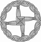 Brigid St Cross Celtic Imbolc Colouring Coloring Brigids Pages Symbols Knot Bridget Irish Patterns Pagan Printable Ireland Designs Knots Embroidery sketch template