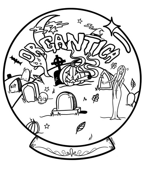 halloween coloring contest organtica
