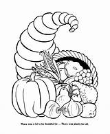 Coloring Harvest Pages Thanksgiving Kids sketch template
