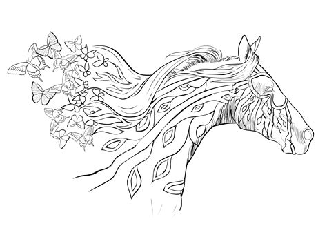 printable coloring pages horse printable world holiday