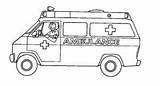 Ambulance Coloring Pages Printable Kids Transportation Land Preschool Primaryschool Preschoolcrafts Colouring Sheets A4 Driver sketch template