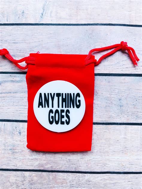 Anything Goes Sex Token Game Valentines Day T Funny Gag Etsy